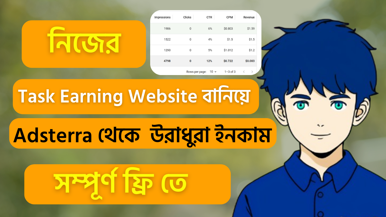 Task Earning Website Create